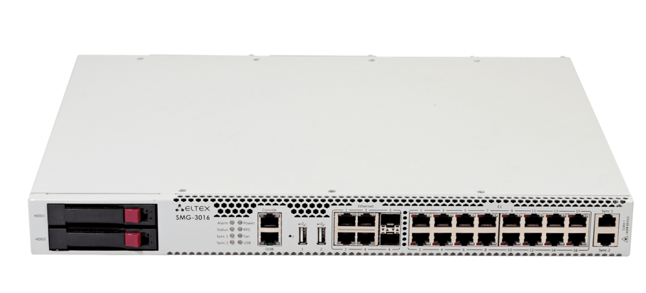 Гибридная платформа SMG-3016 с функциями IP АТС
