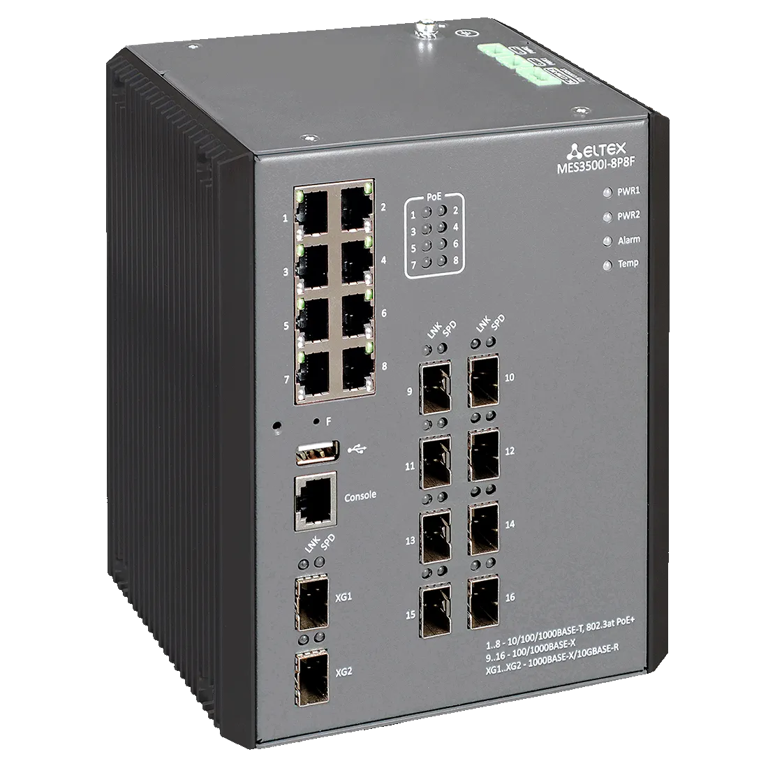 Промышленный коммутатор MES3500I-8P8F